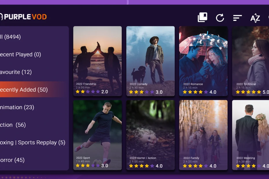 Purple VOD - IPTV Player